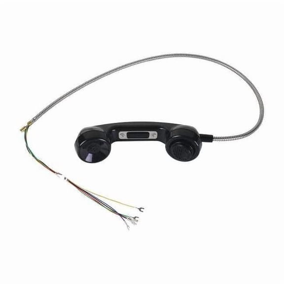 Hubbell Gai-Tronics Handset Kit,Black,Plastic 10117-003