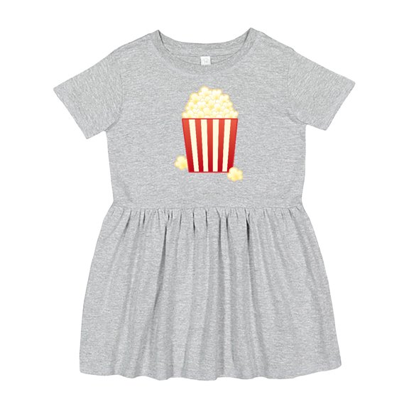 Inktastic Popcorn Movie Treat Girls Toddler Dress