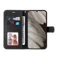 thumbnail image 6 of SaniMore Wallet Case for Google Pixel 8 [RFID Blocking], PU Leather Cash & Card Slots Folio Magnetic Stand Cover with Kickstand + Wrist Strap TPU Shockproof Interior Cover, Black, 6 of 9