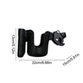 thumbnail image 3 of Weloille Porte-Gobelet pour Poussette avec Support pour Téléphone 1 Pce, Support Universel pour Boisson Réglable à Rotation 360°, Support de Bouteille Antidérapant et Stable pour Poussette, Fauteuil Roulant, Bicyclette, Chariot de Golf, 3 of 6