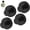 Black, variant on FVKRNYZ 4 Pcs Suction Cup Hooks for Shower, 15 Lbs Heavy Duty Vacuum Wreath Hanger for Glass Door and Tile