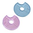thumbnail image 3 of 2pcs Silicone Makeup Brush Cleaning Mat Cosmetic Brush Mat (Blue, Purple), 3 of 7