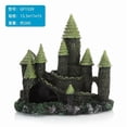 thumbnail image 3 of THOPBPRK European Castle Aquarium Ornament, Detailed Resin Fish Tank Decoration for Underwater , Medieval Fortress Hideout for Aquatic Pets & Home Decor, 3 of 6