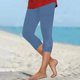 thumbnail image 1 of MKLEKYY Vestido deportivo para mujer, pantalones casuales con ribete de encaje, capris para el hogar, ocio, primavera y verano, pantalones cómodos y elegantes., 1 of 4