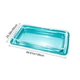 thumbnail image 3 of MMJ Pool Float Inflatable Snack Bar Floating Drink Cooler Fruit Tray Cup Holder for Summer Party 49.61x25.59in, 3 of 6