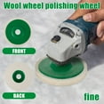 thumbnail image 3 of 20Pcs Wool Polishing Pads 4inch/5inch Angle Grinder Wheels Buffing Pads Durable for 100/125 Angle Grinder, 3 of 9