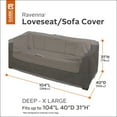 Classic Accessories Ravenna® Deep Seated Patio Loveseat Cover Premium