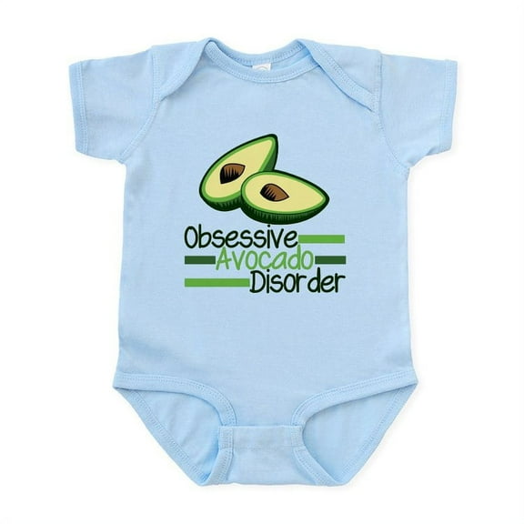 CafePress - Cute Avocado - Baby Light Bodysuit, Size Newborn - 24 Months