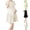 Beige, variant on POIUYTR Maternity Womens Casual Vacation Dress Summer Crewneck Short Sleeve Ruffle Hem Midi Dress Loose Soft Comfy T-shirt Dresses
