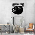 thumbnail image 4 of Craftnamesign Custom Cute Sloth Metal Wall Art LED Light, Sloth Wall Sign, Sloth Wall Decor, 4 of 5