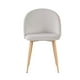 thumbnail image 3 of Set 4 Sillas de Comedor Top Living Modernas de Terciopelo Gris, 3 of 9