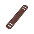 thumbnail image 4 of MERIGLARE Coussinet de Fixation de Sangle d'Épaule en Cuir de Remplacement pour Besaces Sacs à Dos Sac à Main Brun G, 4 of 9
