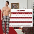 thumbnail image 2 of Vulcanodon Mens Fleece Pajama Pants, Ultra Soft Plaid Lounge Pants with Pockets Button Fly Sleep Bottoms(GREEN WHITE PLAID, S), 2 of 6