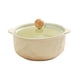 thumbnail image 2 of Bol con tapa apto para microondas, bol de arroz de doble asa, cerámica con tapa de vidrio, blanco, 2 of 6