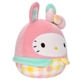 thumbnail image 6 of Squishmallows Sanrio 8 inch Hello Kitty Wearing Gingham Bunny Ears -  Child's Ultra Soft Plush Toy, 6 of 7