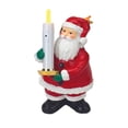 thumbnail image 1 of Colgante De Navidad Resina Santa Claus Sosteniendo Vela Árbol De Navidad Adorno Colgante Decoración De Fiesta Vogacara HA039089-00, 1 of 6