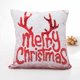 thumbnail image 5 of Rojo de lentejuelas copo de nieve Reno letra patrón sofá decoración del hogar fundas de almohada de coche funda de almohada suave funda de almohada 40x40cm AweSitey JR0775-02, 5 of 5