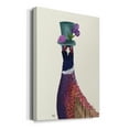 thumbnail image 2 of Pheasant in Blue Hat Premium Gallery Wrapped Canvas - Ready to Hang, 2 of 9