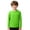 Green1, variant on Rash Guard for Boys Long Sleeve Swim Shirt Summer Beach Sun Rash Guard For Kids Solid Color Round Neck Top for Beach Surf, Navy, 13-14 Years