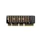 thumbnail image 1 of Adaptador M2 SSD PCI-E NVME Moyic a PCI-E 4,0 X4, 1 of 5