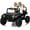Black, variant on EastVita 24V Ride on Toys for Big Kids with Remote Control - 4WD Electric Car, 2 Seater UTV, Spring Suspension, Front & Behind LED Lights Red