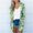Green, variant on Fznquz Open Front Lightweight Summer Cardigan Trendy Kimono Cover Up Floral Green Pockets Sweater Cover Up