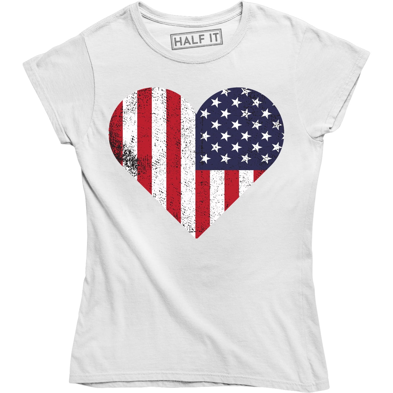 USA Flag 4th of July Independence Day American Flag Women's T-Shirt - Walmart.com