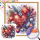 thumbnail image 1 of AB Parcial 5D DIY Amor Navidad 35x35cm, 1 of 9
