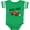Football Green and White, variant on Born to Race Red Race Car Boys or Girls Baby Bodysuit