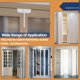 thumbnail image 4 of Cerradura Puerta Plegable Metal - Cerradura Puerta Armario Plegable Ajustable (Se Adapta Puertas Plegables 0,6 A 2 Pulgadas) Cerradura de Seguridad para Niños con Puerta Plegable, 4 of 5