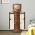 thumbnail image 4 of Costway Jewelry Cabinet Armoire Storage Chest Box Stand Organizer Christmas Gift, 4 of 10