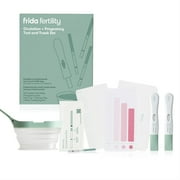 Frida Fertility Ovulation Prediction Test - 30 Strips + 3 Piece Tracking System, 2 Pregnancy Tests, 1 Pee Cup + 1 Storage Bag