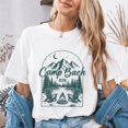 thumbnail image 4 of Jollimate Camp Bach 2026 Shirt, Cute Women's Camping Graphic Tee, Cool Retro Mountain Women's T-Shirt, 4 of 6