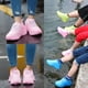 thumbnail image 4 of 1 par de cubiertas para zapatos contra la lluvia impermeables reutilizables, botas de lluvia de silicona para exteriores, accesorios para zapatos para caminar, cubierta reutilizable para zapatos, 4 of 4