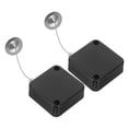 thumbnail image 3 of 2pcs Retractable Remote Control Cable Tether Lock With Adjustable Locking Leash Clasp Security Lanyard Lock For Gaming Controller Tablets Showroom, 3 of 6