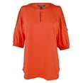 thumbnail image 3 of Women's Cold-Shoulder Keyhole Top-R-S, 3 of 4
