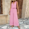 thumbnail image 5 of Capri Pants for Women Elastic High Waist Ruched Loose Fitting Comfy Cropped Summer Casual Workout Pants, 5 of 9