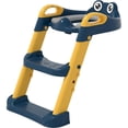thumbnail image 1 of Kids Potty Training Seat with Step Stool Ladder & Safety Handles, Adjustable Splash Guard Toddler Potty Training Toilet Seat, 1 of 5