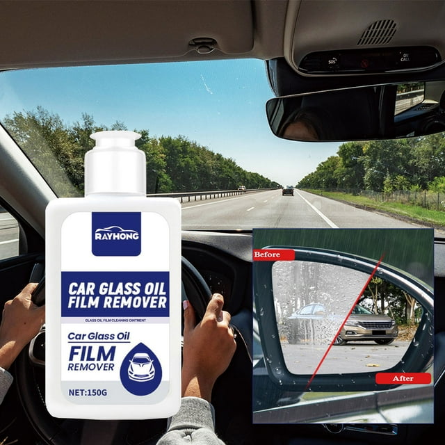 TIMIFIS Car Cleaning Car Front Gear Oil Film Removal Paste Front Windshield Cleaning Agent Car Rainproof Agent Coating Agent pring/Summer