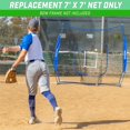 thumbnail image 3 of Filet de Baseball Softball GoSports 7x7 Pi de Rechange Royal, 3 of 6