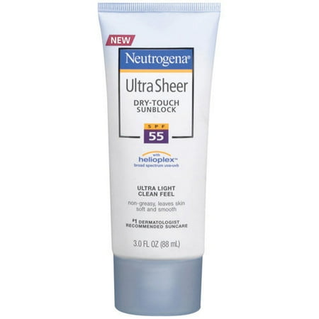 Neutrogena Ultra Sheer Dry-Touch Sunscreen Lotion Broad Spectrum SPF 55, 3 fl oz