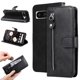 thumbnail image 1 of Estuche de Cuero PU con Cierre para Google Pixel 7A , Funda Protectora con Billetera y Correa, 1 of 6