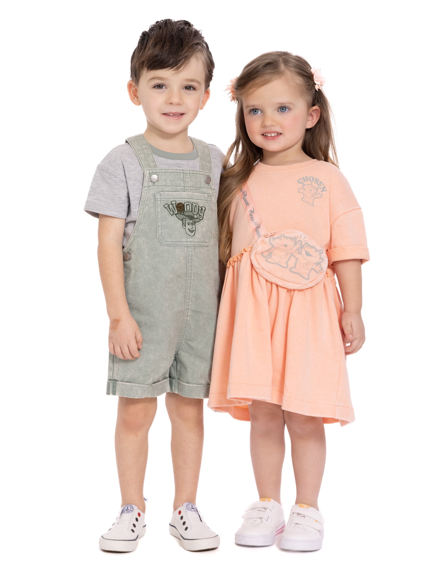 Toy Story Toddler Boys Shortall and Short Sleeve Tee Set, 2-Piece, Sizes 12M-5T