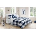 thumbnail image 1 of Safdie & Co. Édredon Ens 3PC Carreau Bleu Marin, 1 of 2
