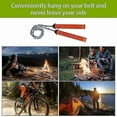 thumbnail image 3 of Portable Survival Chainsaw Chainsaw with Parachute Rope Handles for Camping Hiking Emergency Tool, 3 of 5