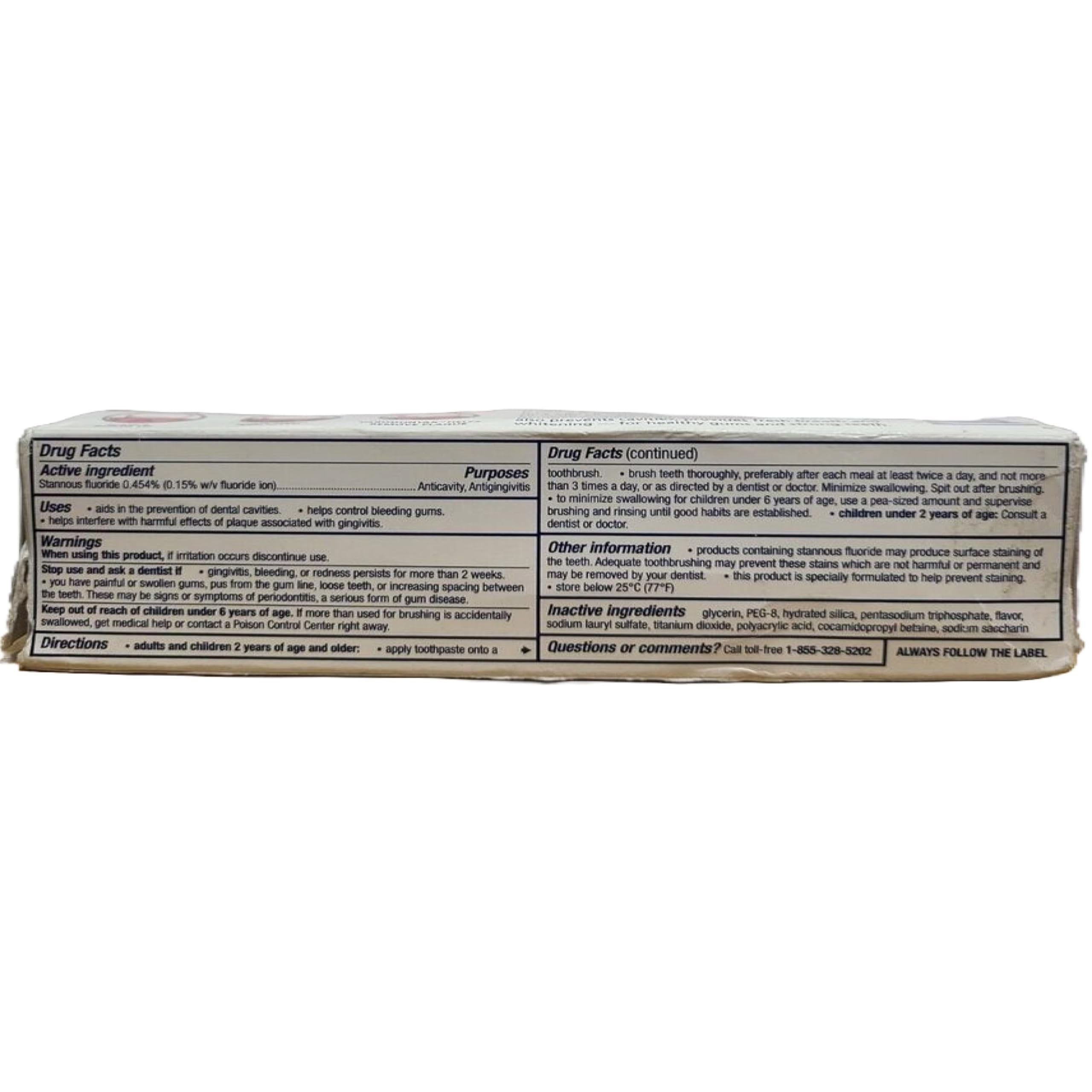 Parodontax Whitening Toothpaste, 3.4 oz. Per Tube 7 Pack