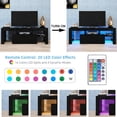 thumbnail image 3 of 4 Light Changing Modes, 16 Colors | TV Stand for 50 - 59-Inch TVs in Lounge, Storage Space, 3 of 3