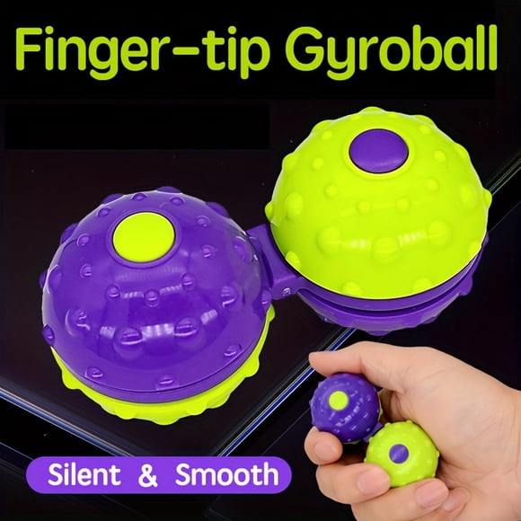 2pcs Fidget Spinning Ball Massage Ball Decompression Toy Fidget Toy