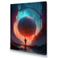 thumbnail image 2 of Designart "Living In The Galaxy V" City Futuristis Wall Art For Kitchen, 2 of 5