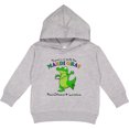 thumbnail image 2 of Inktastic There's No Party Like Mardi Gras-alligator Toddler Hoodie, 2 of 4